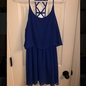 Royal blue summer dress